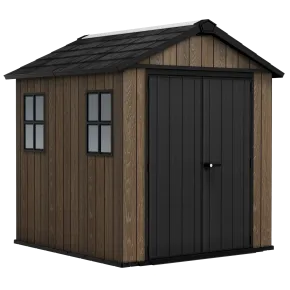 Keter Apex Casetta da Giardino in Resina Effetto Legno 230x224x246 cm 2