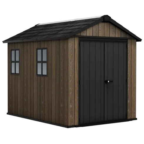 Keter Apex Casetta da Giardino in Resina Effetto Legno 287x230x246 cm