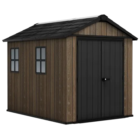 Keter Apex Casetta da Giardino in Resina Effetto Legno 287x230x246 cm