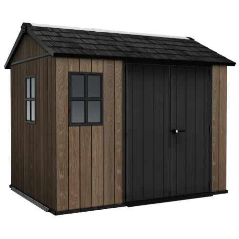 Keter Apex Casetta da Giardino in Resina Effetto Legno 287x230x246 cm