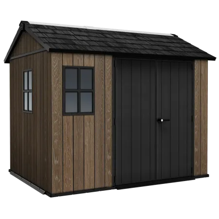 Keter Apex Casetta da Giardino in Resina Effetto Legno 287x230x246 cm
