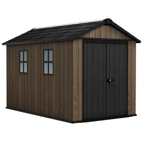 Keter Apex Casetta da Giardino Resina Effetto Legno 350x230x246 cm