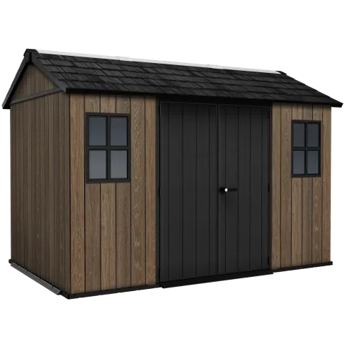 Keter Apex Casetta da Giardino Resina Effetto Legno 350x230x246 cm