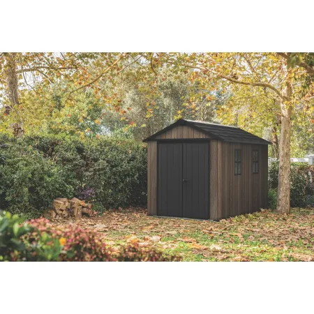 Keter Apex Casetta da Giardino Resina Effetto Legno 350x230x246 cm