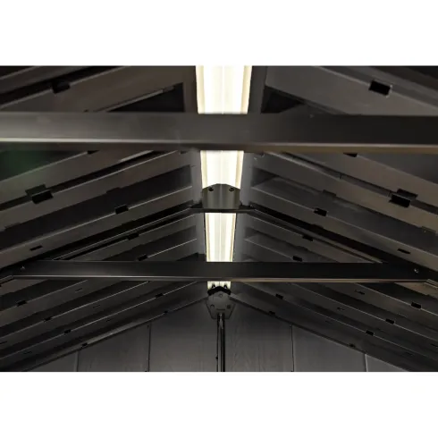 Keter Apex Casetta da Giardino Resina Effetto Legno 350x230x246 cm