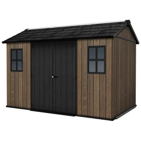 Keter Apex Casetta da Giardino Resina Effetto Legno 350x230x246 cm