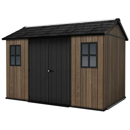 Keter Apex Casetta da Giardino Resina Effetto Legno 350x230x246 cm