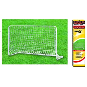 Porta Calcio Struttura Metallo Rete Piccchetti 180x122x60 Soccer Goal Calcetto 
