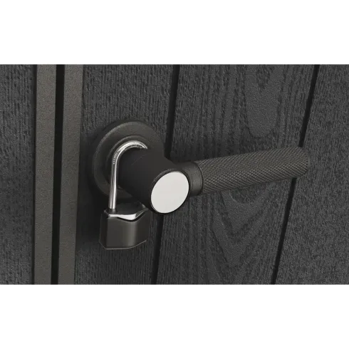 Keter Pent Casetta da Giardino 340x218 Resina Effetto Legno Doppia Porta