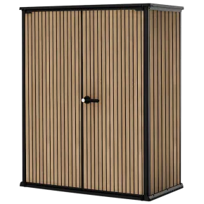 Armadio Porta Attrezzi Keter 1400L Doghe Effetto Legno da Esterno
