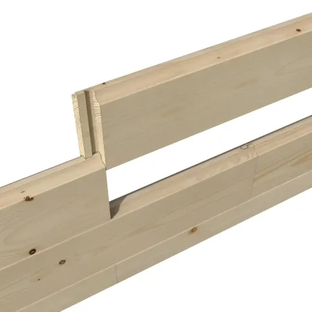 Casetta in Legno da Giardino 4x4 per Attrezzi Doppia Porta Block-House