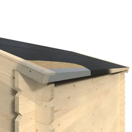 Casetta in Legno da Giardino 4x4 per Attrezzi Doppia Porta Block-House