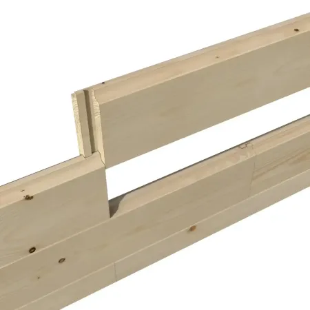 Casetta in Legno da Giardino 4x3 Doppia Porta Block-House 34mm