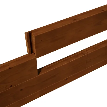 Casetta in Legno Trattato 34mm da Giardino 4x4 Doppia Porta Block-House
