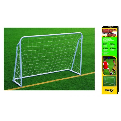 Porta Calcio Deluxe Metallo + Rete Piccchetti 180x122x60 Soccer Goal Calcetto