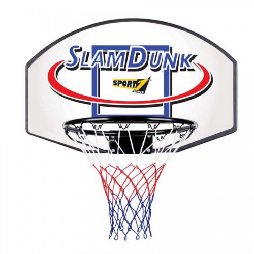 Tabellone Canestro da Basket Metallo Rete Bambini Bimbi Pallacanestro Basketball