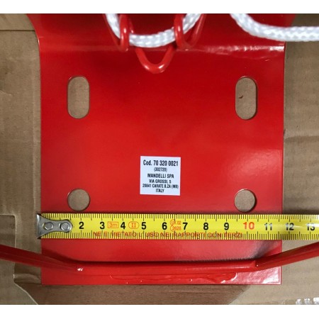 Canestro da Basket 46 cm Regolamentare Metallo Rete Pallacanestro Adulti Bambini