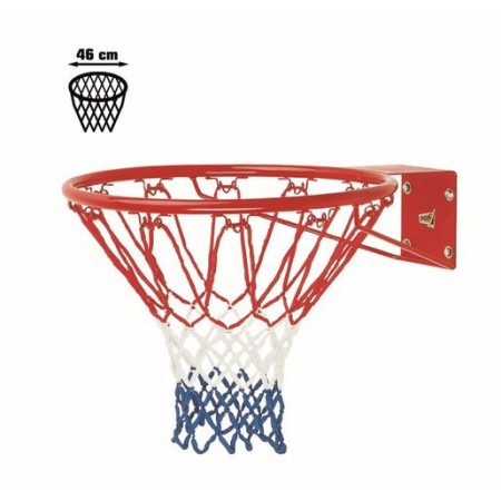 Canestro da Basket 46 cm Regolamentare Metallo Rete Pallacanestro Adulti Bambini