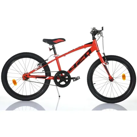 Bicicletta 20 Pollici Cambio Shimano 6 Velocità Telaio Acciaio Rosso
