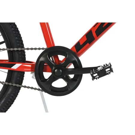 Bicicletta 20 Pollici Cambio Shimano 6 Velocità Telaio Acciaio Rosso
