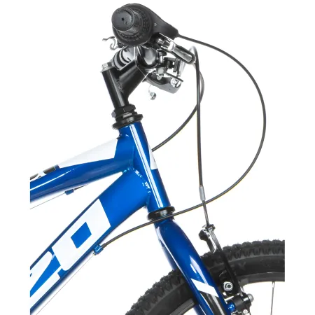 Bicicletta 20" Cambio Shimano 6v Blu con Freni V-Brake Telaio Hi-Ten