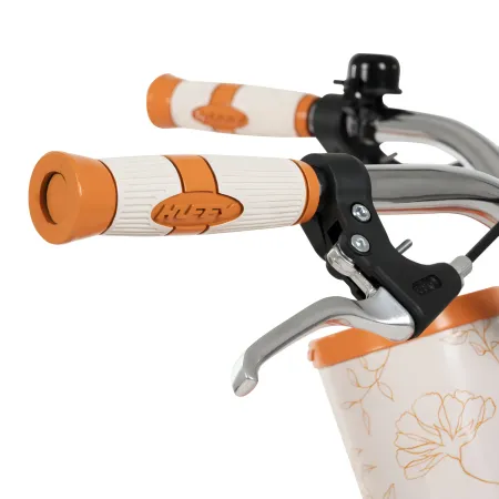 Bicicletta con Cestino Portapacchi 20" per Bambini Arancione 6-8 Anni