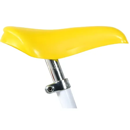 Bicicletta Rotelle Bing 10" per Bambini Bianco Senza Freni Gomme EVA