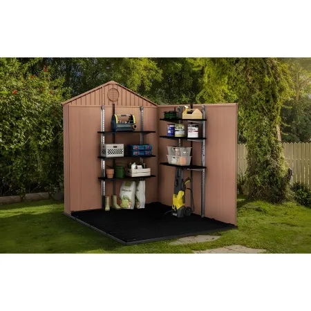 Kit Scaffali per Casetta da Giardino Keter 3 Mensole Modulari 100x30