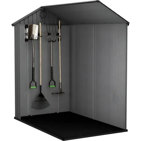 Kit Appendi Attrezzi Keter per Casette da Giardino 4 Ganci 74x15x30cm