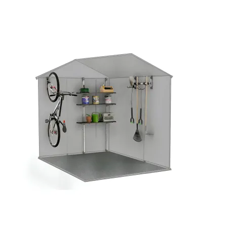 Kit Appendi Attrezzi Keter per Casette da Giardino 4 Ganci 74x15x30cm