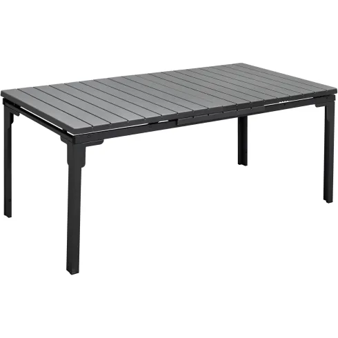 Tavolo Allungabile 180/240 Acciaio Antracite Effetto Legno da Esterno