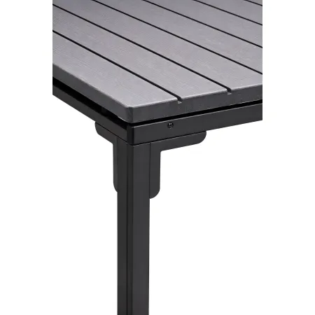 Tavolo Allungabile 180/240 Acciaio Antracite Effetto Legno da Esterno