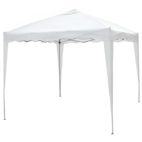 Gazebo 3x2 Pieghevole Bianco da Giardino Richiudibile con Borsa