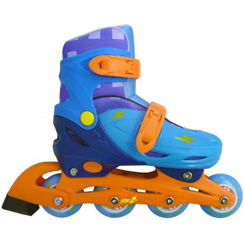 Pattini Easy Roller Blu 39-42 In Line Lunghezza Regolabile Allungabili Freno