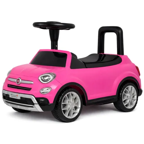 Macchina Cavalcabile per Bambini Fiat 500X Rosa Primi Passi con Suoni