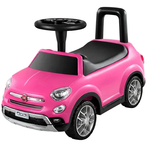 Macchina Cavalcabile per Bambini Fiat 500X Rosa Primi Passi con Suoni