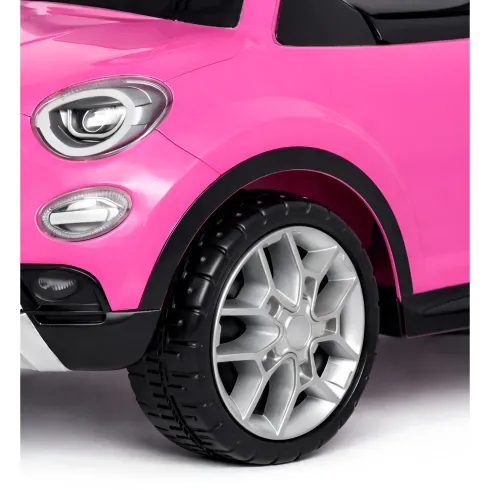Macchina Cavalcabile per Bambini Fiat 500X Rosa Primi Passi con Suoni