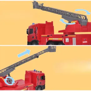 Camion dei Pompieri a Frizione Giocattolo Scania con Luci Suoni Rosso 2