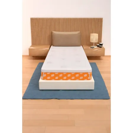 Topper Memory Foam Materasso Singolo 90x190 cm h5 Sfoderabile Aloe