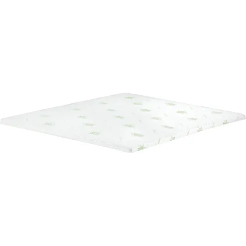 Topper Memory Foam Una Piazza e Mezza 120x190 cm h5 Sfoderabile Aloe