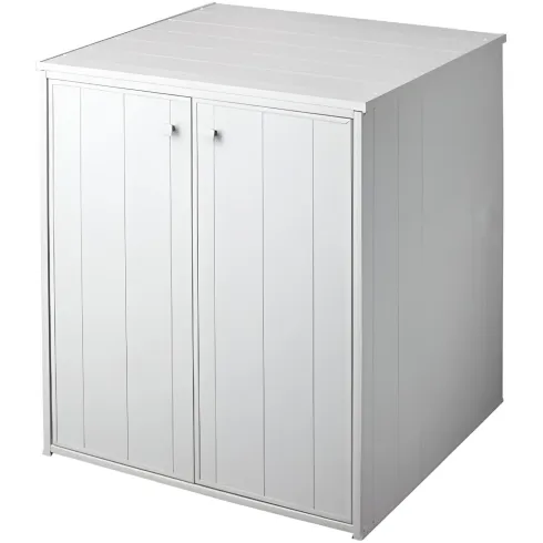 Mobile Copri Lavatrice Bianco in Resina Pvc da Bagno  | Bricoshop24