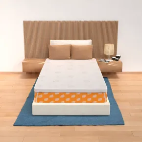 Topper Memory Foam Una Piazza e Mezza 120x200 cm h5 Sfoderabile Aloe 2