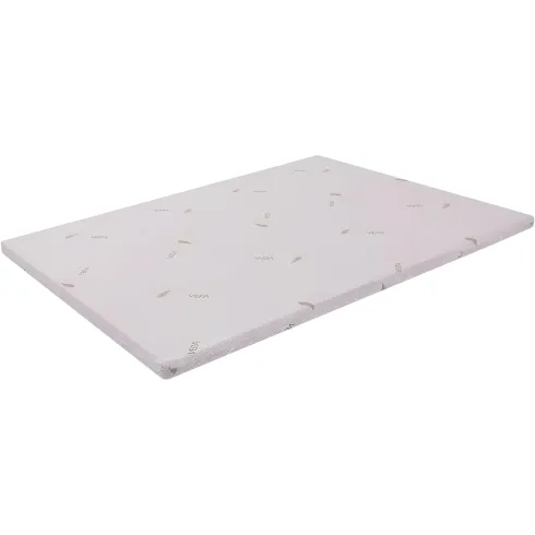 Topper Memory Foam Materasso Matrimoniale 160x200 h5 Sfoderabile Aloe