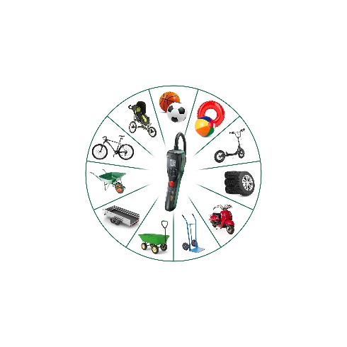 Minicompressore Bosch Portatile 3,6V Compatto Auto Bici Gonfiabili