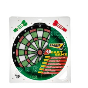 Gioco Bersaglio 6 Freccette Punta in Plastica 46 cm Soft Dart board Tiro a Segno