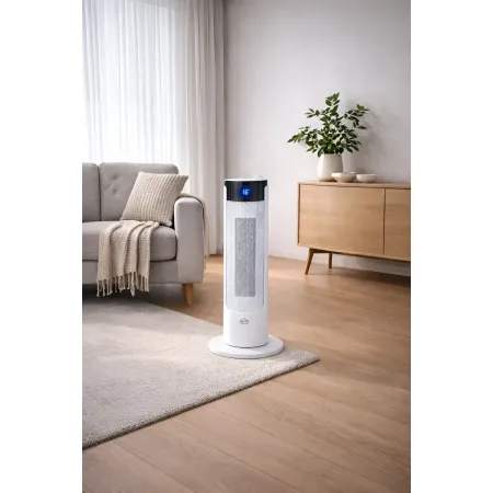 Termoventilatore DCG Ceramico Oscillante 2200W con Umidificatore Timer