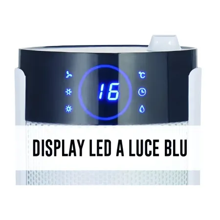 Termoventilatore DCG Ceramico Oscillante 2200W con Umidificatore Timer
