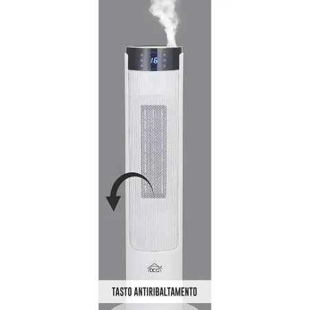 Termoventilatore DCG Ceramico Oscillante 2200W con Umidificatore Timer
