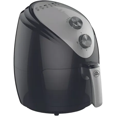 Friggitrice ad Aria 2,5L 1500W Nero Termostato Regolabile Antiaderente