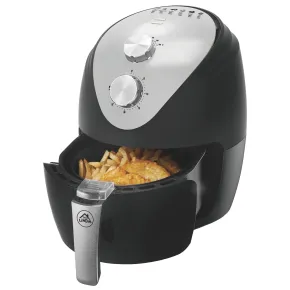 Friggitrice ad Aria 2,5L 1500W Nero Termostato Regolabile Antiaderente 2